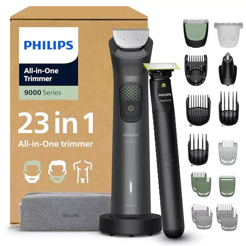 Philips Multigroom Série 9000 MG9561/30 Tondeuse et Rasoir OneBlade Homme