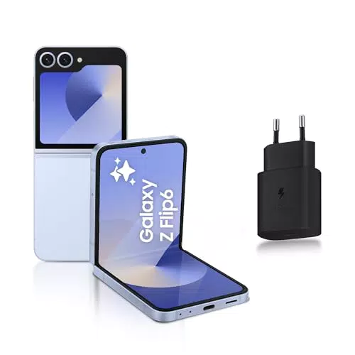 Samsung Galaxy Z Flip6 - Smartphone Android 5G avec 512 Go et Chargeur 25W Inclus
