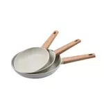 Bergner Naturally Poêles Antiadhésives en Aluminium Forgé Compatibles Tous Feux