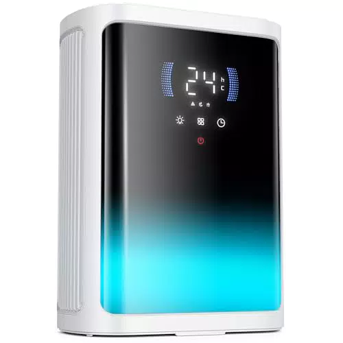 Déshumidificateur Électrique 3000ML Anti Moisissure avec Détection Thermique