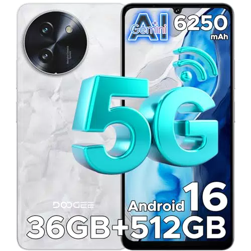 DOOGEE Note59 Pro+ 5G Smartphone Android, 36Go RAM, 512Go, Caméra 50MP 4K, NFC