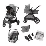 Maxi-Cosi Zelia S Trio Poussette 3 en 1 Avec Siège Auto CabrioFix S et Accessoires