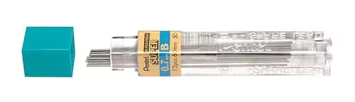 Pentel Mines 0,7 mm B Rechargeables pour Porte-Mines Haute Qualité