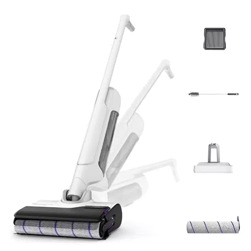 Rowenta X-Clean 10 Aspirateur Laveur Sans Fil 180° Auto-Nettoyage Séchage 65°C