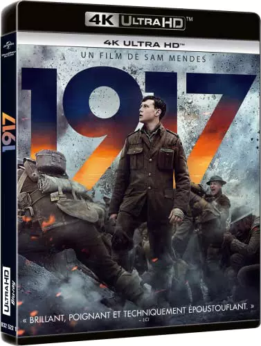 1917 4K Ultra HD Blu-ray Film Remasterisé Haute Définition