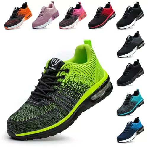 Baofular Chaussures de Sécurité Légères et Confortables Antidérapantes Unisexes