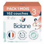 Biolane - Couches ultra-absorbantes pour peaux sensibles, confort et protection