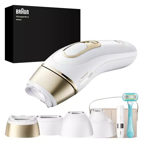 Braun Silk-expert Pro 5 Épilateur Lumière Pulsée Réduction Semi-Définitive Poils