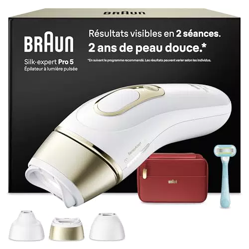 Braun Epilateur Lumière Pulsée Silk-expert Pro 5 Alternative Laser Domestique PL5321