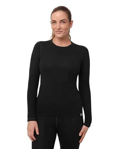 DANISH ENDURANCE Haut Thermique en Laine Merinos pour Femme