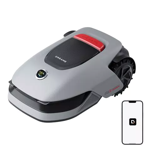 Dreame A1 Pro Robot Tondeuse Sans Fil 3D LiDAR, Contrôle App, 2000 m², Obstacles