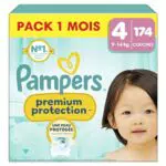 Pampers Couches Premium Protection Taille 5, 152 Couches Bébé