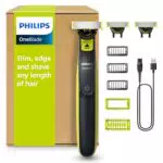 Philips OneBlade 360 Tondeuse Barbe et Corps Électrique avec Lame 360 Authentique