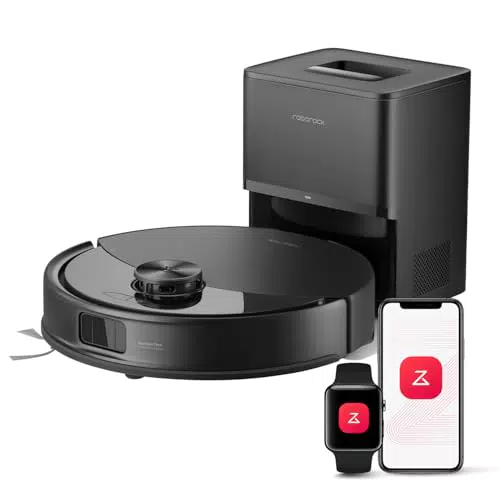 Roborock Q10 S5+ Aspirateur Robot Laveur avec Station et Vidage Automatique