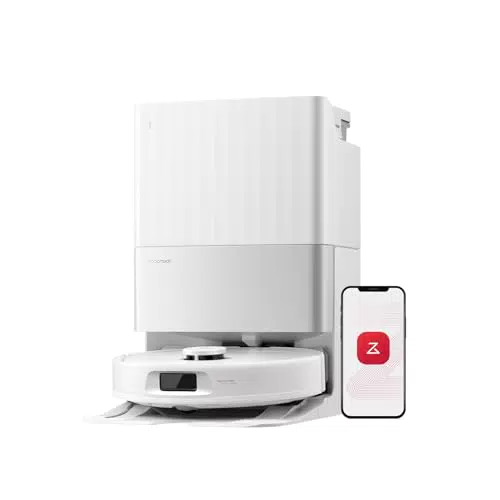 Roborock QV 35A Aspirateur Robot Laveur, 8000Pa, Station Multifonctionnelle