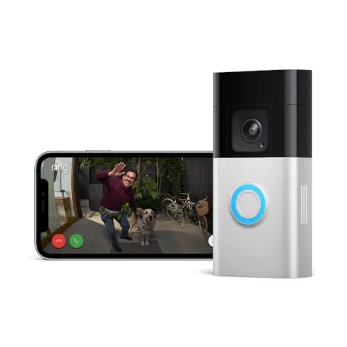 Ring Battery Video Doorbell Pro Sonnette Vidéo Sans Fil Détection Mouvements 3D Wi-Fi