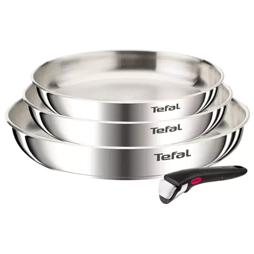 Tefal Ingenio Emotion Batterie De Cuisine Acier Inoxydable Induction Poignée Amovible