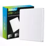 Yafido Plafonnier LED 48W Salle de Bain et Cuisine Éclairage de Plafond Puissant