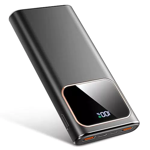 2026 Batterie Externe 10000mAh Power Bank USB C Charge Rapide iPhone Samsung