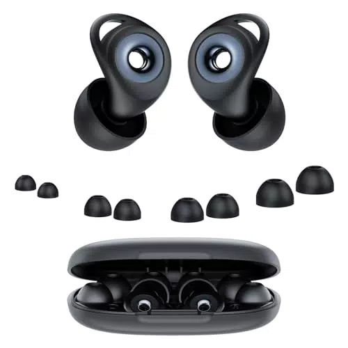 Marque Bouchon D'oreille Anti-Bruit Silicone Réutilisable pour Dormir et Voyager