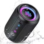 Marque Enceinte Bluetooth Puissante 15W, Bluetooth 5.4, Stéréo Surround, IPX7, 12h Autonomie