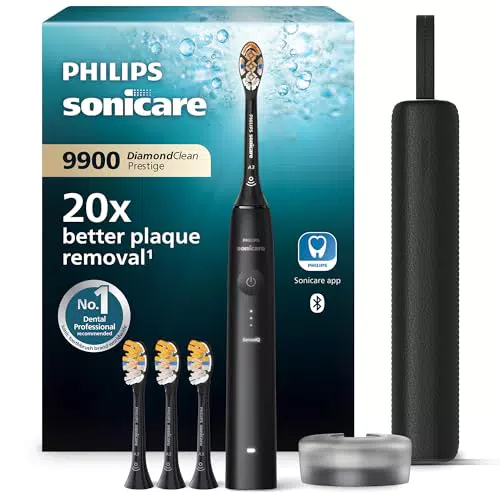 Philips Sonicare Brosse à Dents Électrique DiamondClean 9900 Prestige SenseIQ App