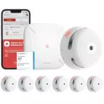 X-Sense Détecteur de Fumée Connecté avec Station de Base SBS50, Norme EN14604