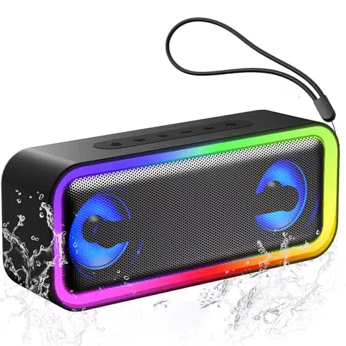Enceinte Bluetooth Portable Puissante 40W IPX7 Sans Fil Stéréo TWS Autonomie 30h