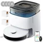 Lefant M3 Robot Aspirateur Laveur, Station Multifonction, Navigation dToF, 12000 Pa