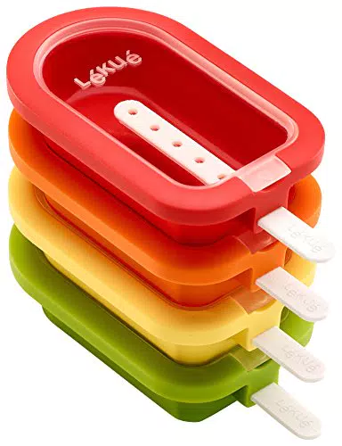 Lékué Moule À Glace Empilable Mini Silicone Réutilisable