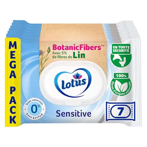 Lotus Papier Toilette Humide Natural Aloe - Sans colorant