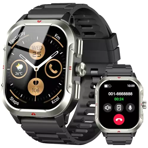 Montre Connectée XYZ avec GPS, Appels Bluetooth, 110 Sports, Suivi Santé, IP68