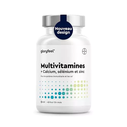 [Brand] Multivitamines et Minéraux Avec Zinc, Sélénium, Calcium, Biotine, Vitamines Essentielles