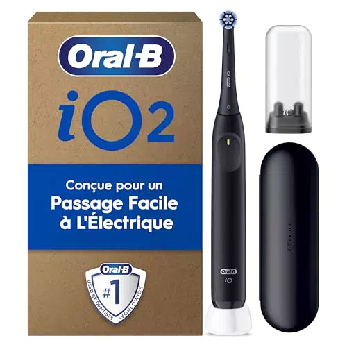 Oral-B iO 2 Brosse à Dents Électrique pour Adultes avec 3 Modes de Nettoyage