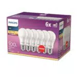 Philips LED Classic E27 Ampoules Économie D'énergie Longue Durée Nouvelle Génération