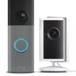 Ring Battery Video Doorbell Nouvelle Génération avec Indoor Camera Plus, 2K, Zoom 6x