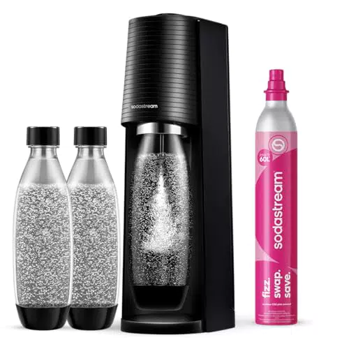 Sodastream Terra Machine à Eau Pétillante avec Système CO₂ Quick Connect et Bouteilles